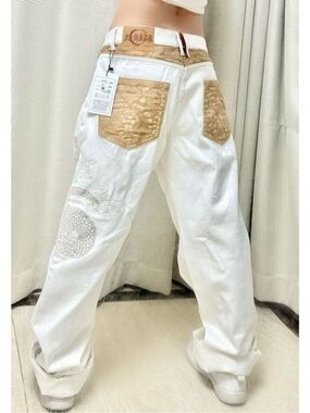 Karakuri White Dragon Jeans